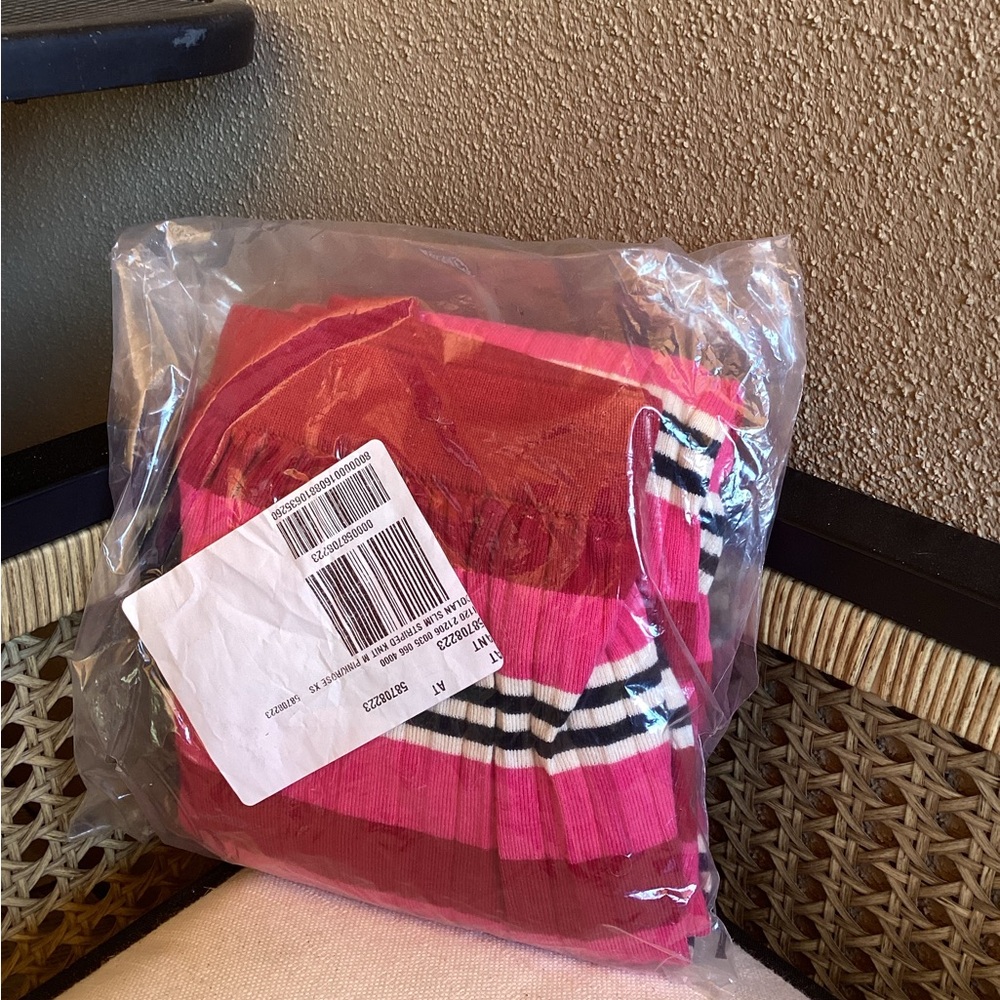 NWT Anthropologie Dora Knit Midi Skirt in Pink and Red Size XS - Picture 3 of 7